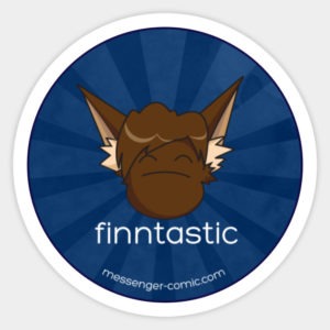 Finntastic Circle Sticker