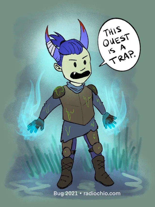 Sketchblog: This quest is a trap