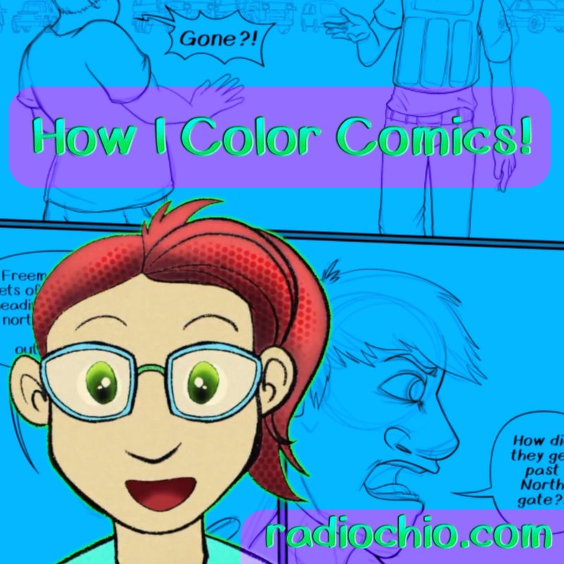 How I Color Comics