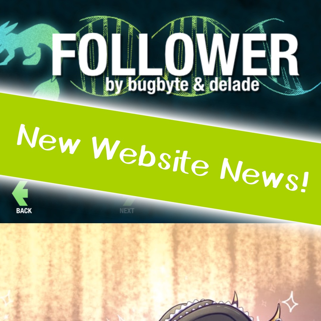 FOLLOWER: New website news!