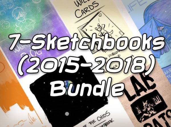 7-Sketchbooks (2015-2018) Bundle