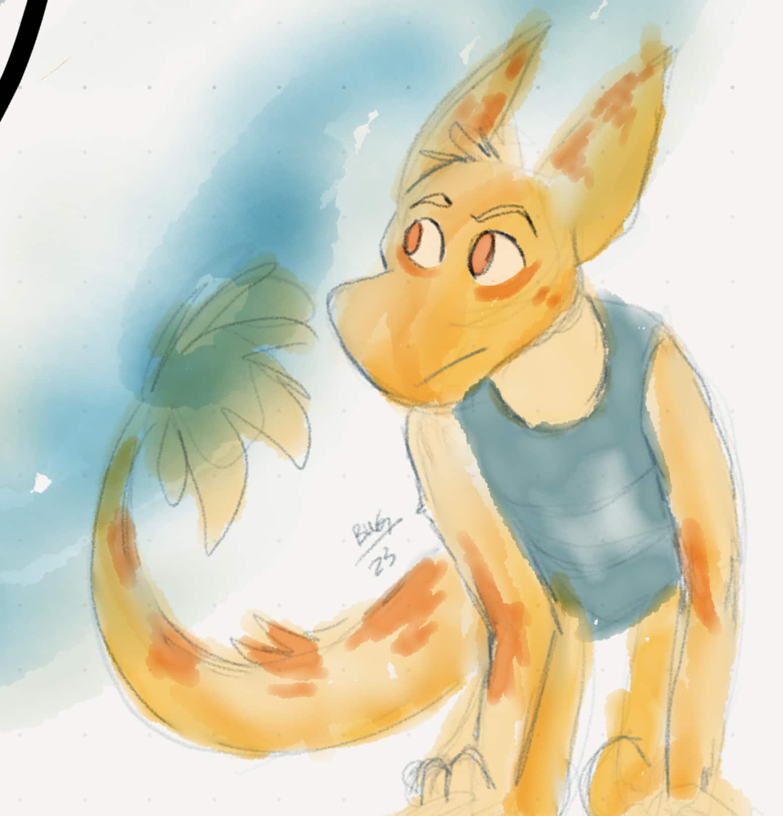 SKETCHBLOG: a moment of lesser pain